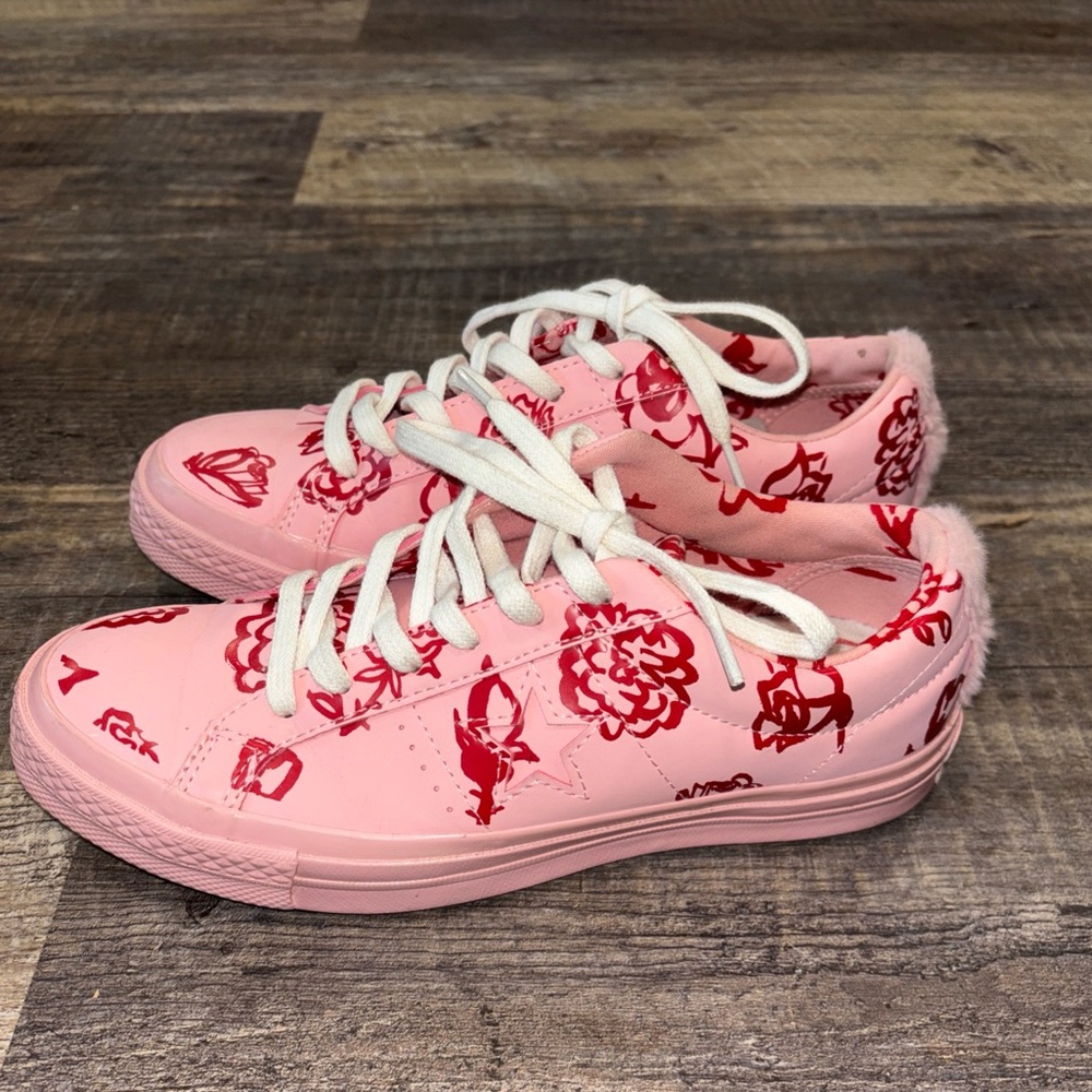 Converse x Shrimps One Star Ox sneakers Size 7 Powder Pink
